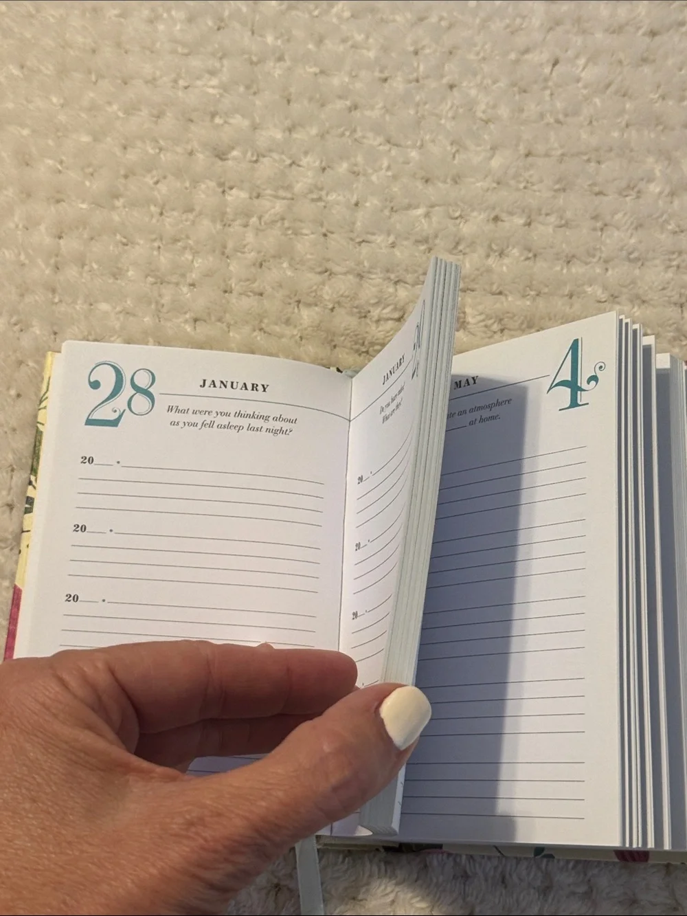 Q&A a Day for Moms 5-Year Journal — Floral Cream & Multicolor